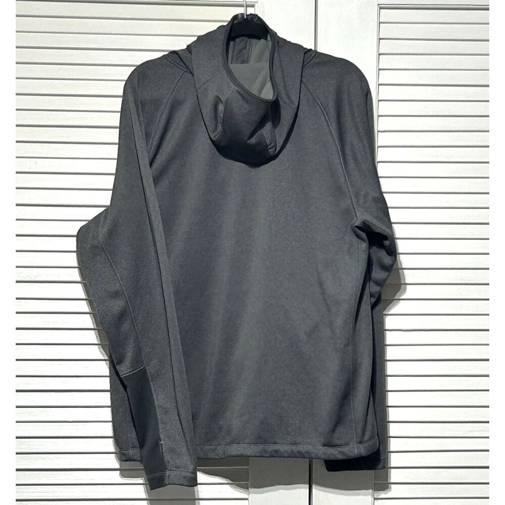 The North Face Men's Gray Full-Zip Hooded Jacket With Blue Logo Size XL 3045 - Picture 3 of 12